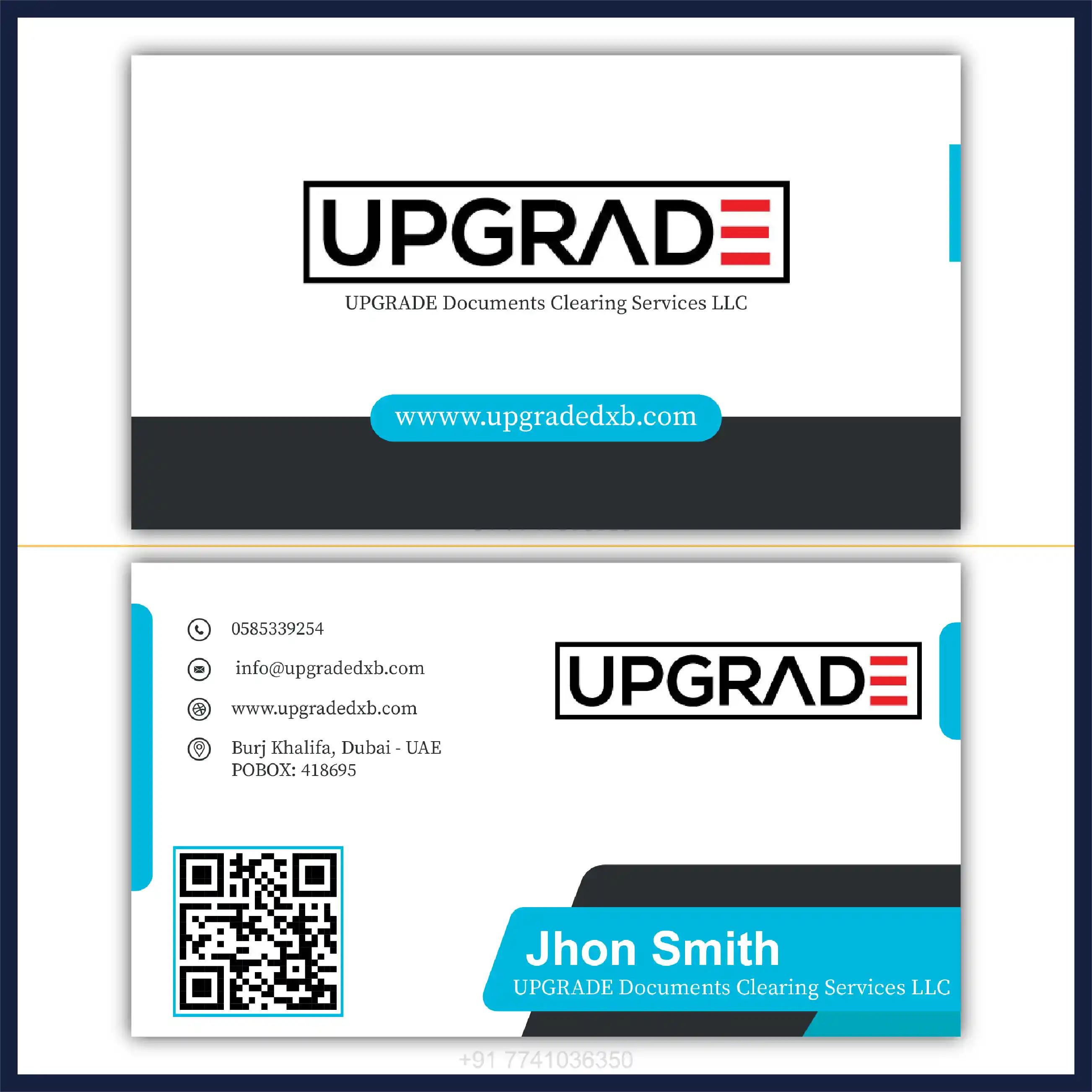Business card design