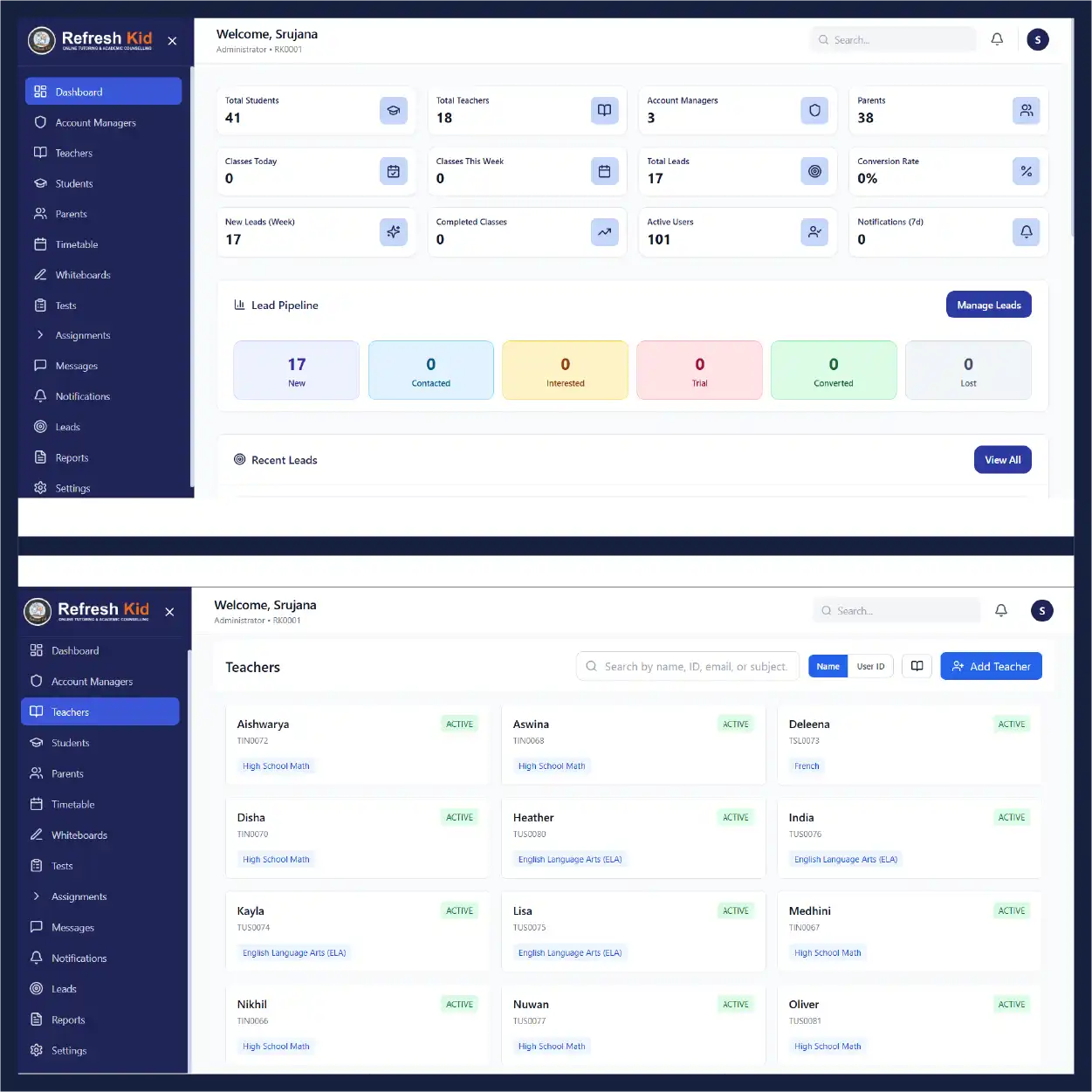 Multi-functional learning SaaS platform