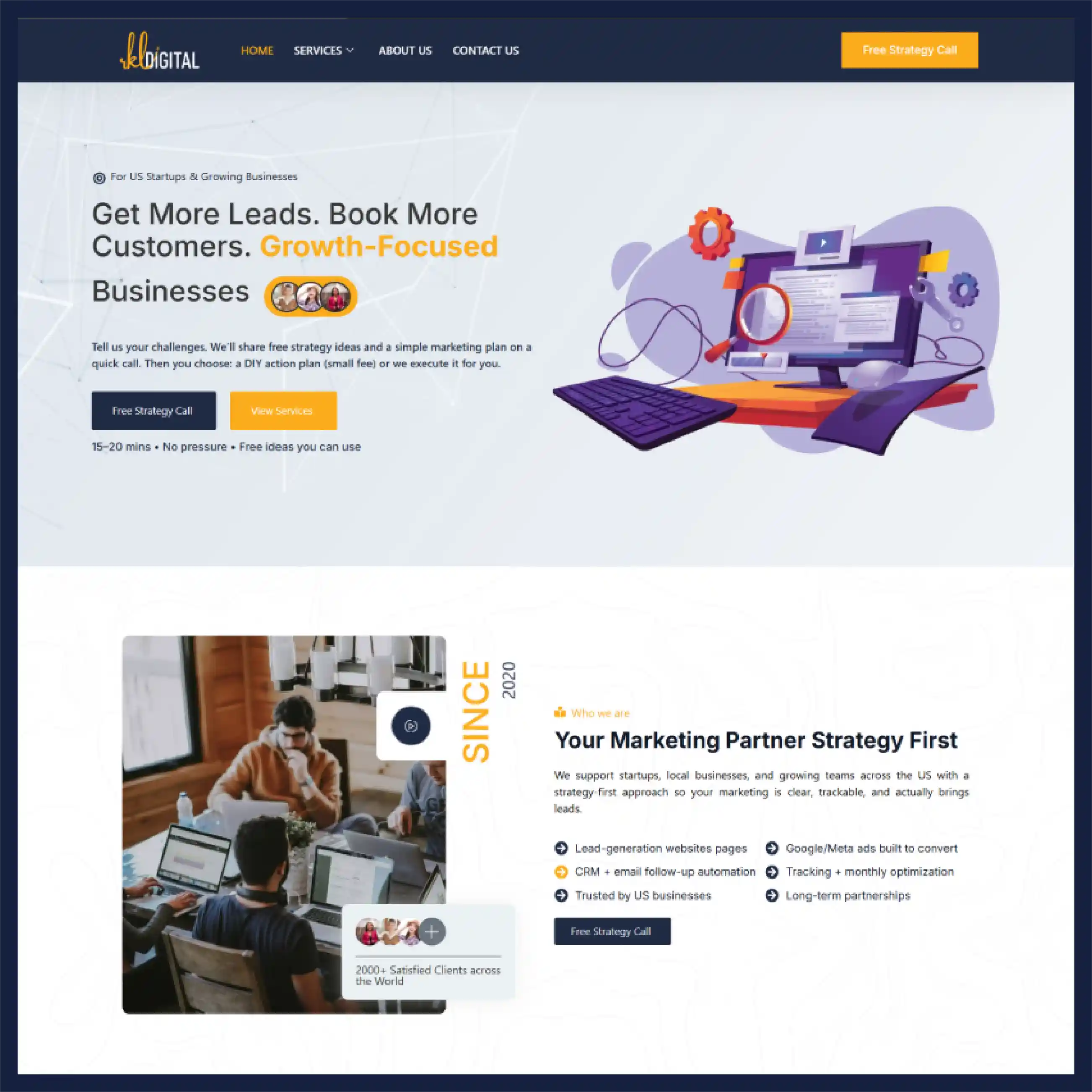 RKL Digital website